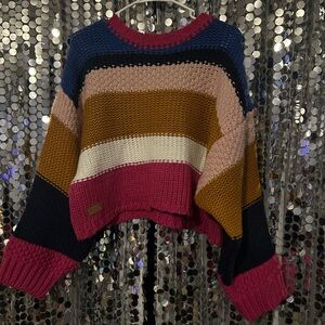 Simply Southern Multicolor Striped Sweater